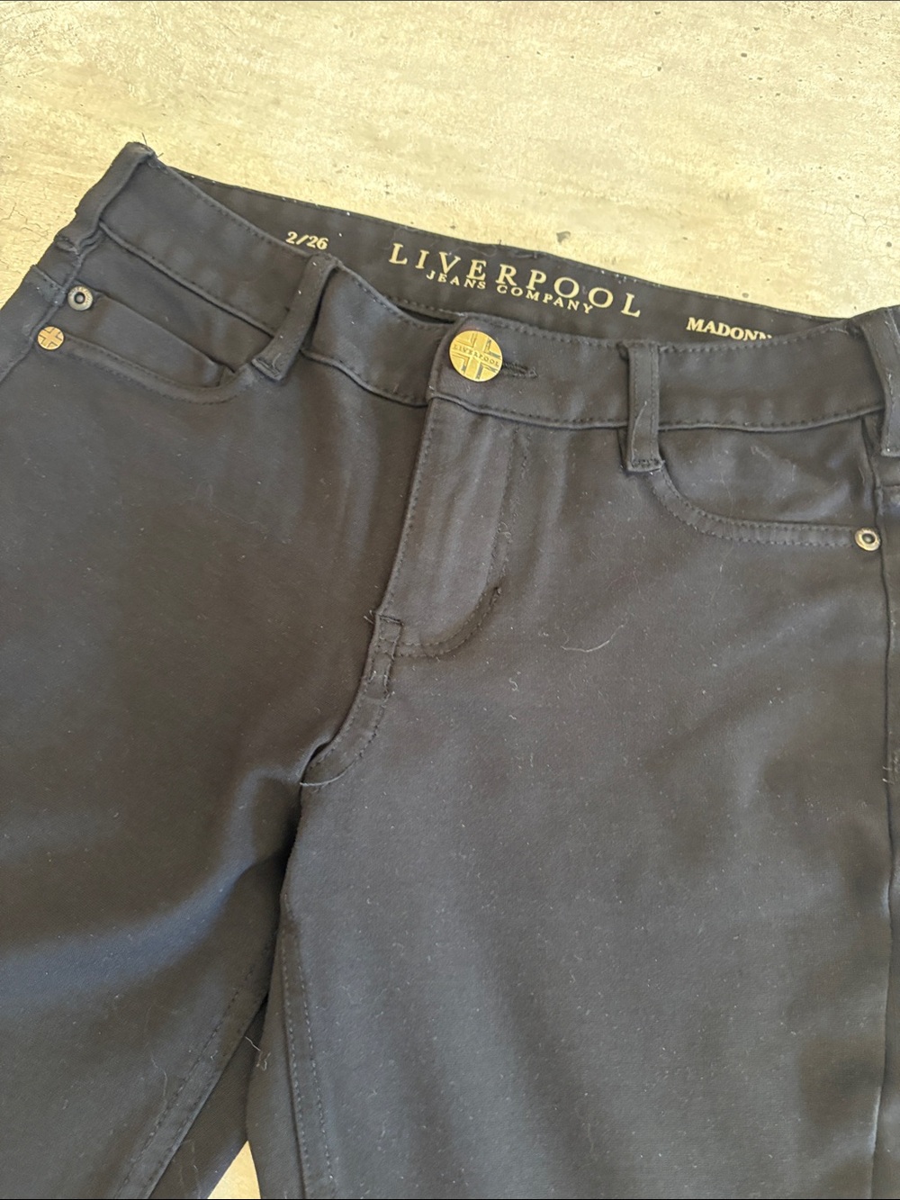 Liverpool black jean jegging/legging - Picture 2 of 9